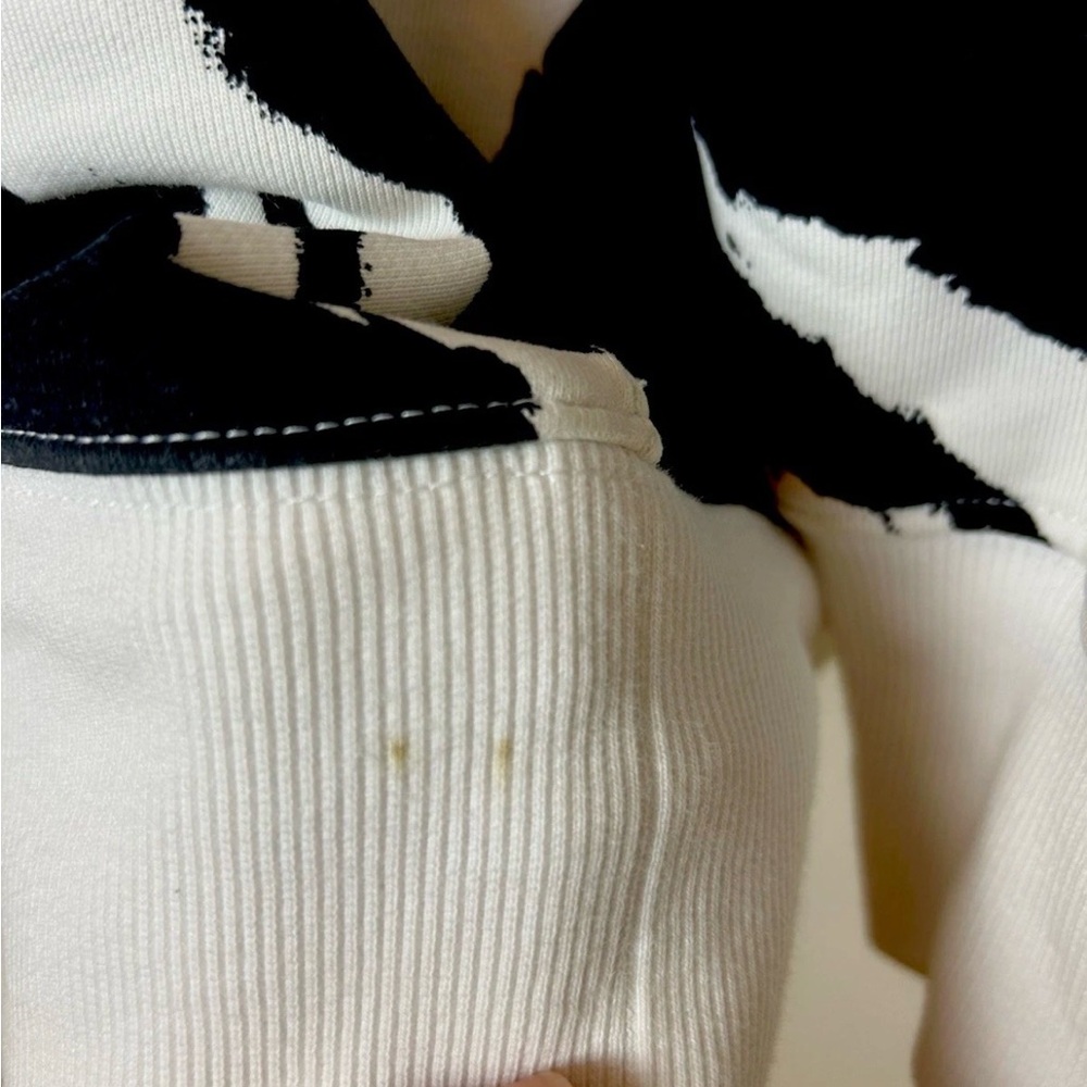 Fabletics Black and White Tie-Dye Hoodie - Picture 11 of 11